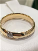 Anello Polello Donna in Oro giallo Diamante 0.04 Ct 3175DBG FEDE POLELLO - 3175DBG FEDE POLELLO